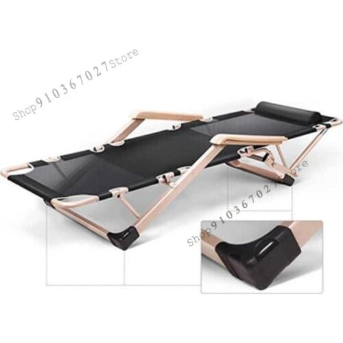 Recliner Folding Bed Single Nap Chair Office Lunch Break Bed Chaise Accompany Bed Simple Bed Camp Bed