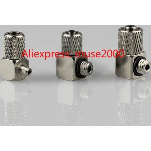 M-3HL M-4HL M-5HL M-6HL tube dia 2 3 4 6 mm Pneumatic quick lock pipe fitting connector m3 M4 m5 m6 male thread micro gas tube