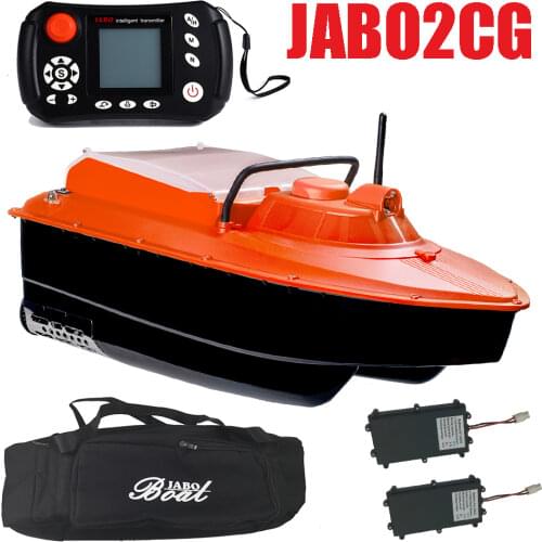 JABO2CG 36A Orange GPS Auto Navigation Fish finder Bait Boat 300 Meter Directional And Fixed Distance Robot Fishing Boats