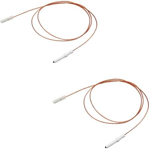 MENSI Gas Cooker Ceramic Electrode Ignition Spark Plug Sabaf Defeni Burner Replacement with Cable Wire 900mm 10PCS