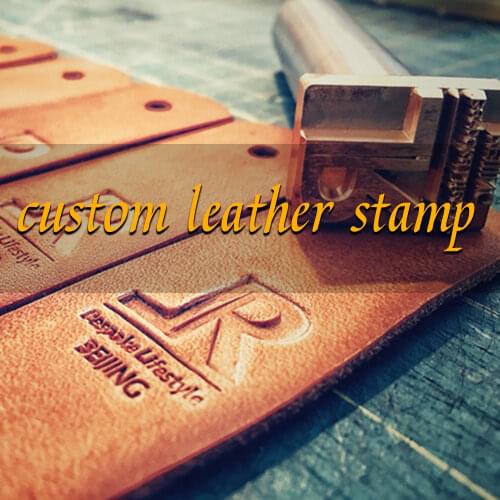Customized LOGO Leather Stamp Copper Brass Wood Paper Skin Bread Cake Die Heating Emboss Mold Letter Metal Stamp Brand Iron Skin