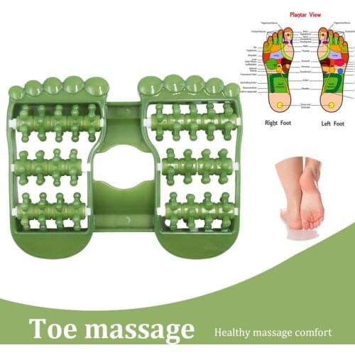 3 Raw Foot Roller Massage Plastic Health Care Reflexology Relax Relief Massager Spa Gift Anti Cellulite Detox Patch Foot Massag