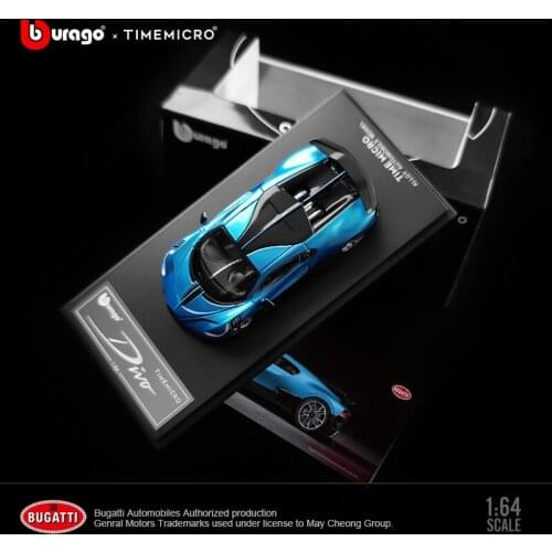 TimeMicro 1:64 Bu- gatti Divo Roadster Simulation Model Car