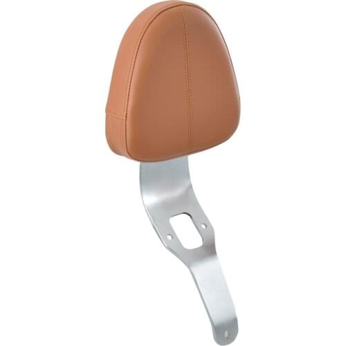 Motorcycle Rider Driver Backrest Pad Sissy Bar Brown Seat Support Detachable For Indian Scout 2015-2019 Scout Sixty 2016-2019