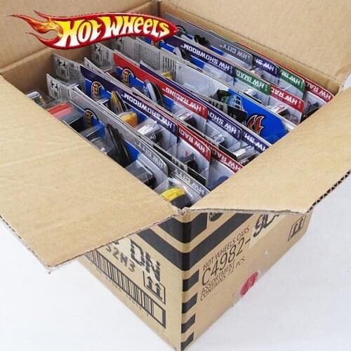 Original 5pcs-72pcs Diecast Hot Wheels Model Car 1:43 Diecasts & Toy Vehicles Car Hotwheels Toys for Children Boys Kids Gift