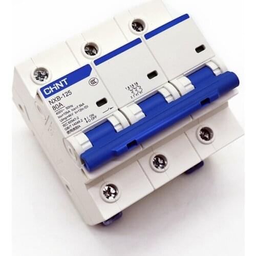 Original CHINT Circuit Breaker NXB-125 3P Moulded Case Circuit Breaker DZ158-125