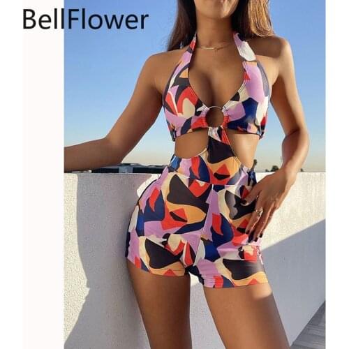 Black Swimwear Women 2021 Sexy Push Up Big Steel Ring Hollow Out Cover Belly Summer Multicolour High Waist One Piece Swimsuit
