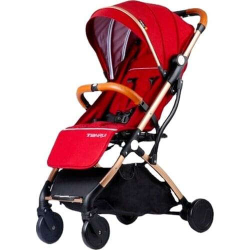 Light Baby Stroller Portable Can Sit Lie Travel Stroller Baby Car Baby Carriage Four Wheels Stroller Pushchair Baby Stroller