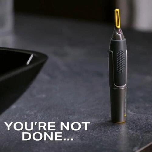 Ultra-thin Precision Trimmer Ear Nose Hair Trimmer Clipper Professional Eyebrow Facial For Men Women Hair Removal With LED Light