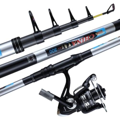 Retractable Rock Fishing Rod Spinning Flying Carp Feeder Carbon Fiber 2.1M2.4M2.7M3.0M3.6M Mini Travel Fishing Rod