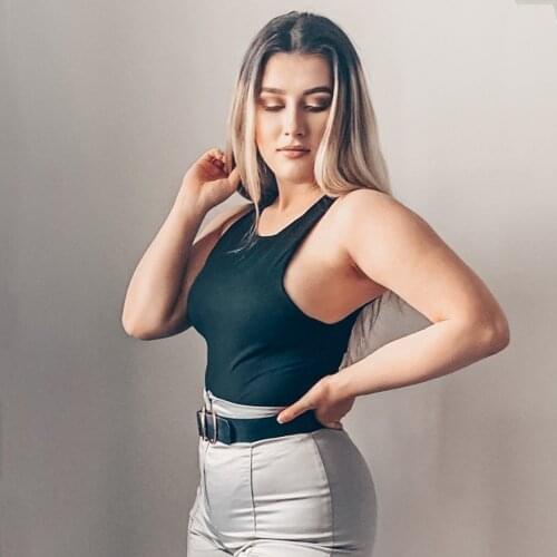 Dropshipping Women Solid Color Sexy Bodysuit Sleeveless Bodycon Body Suit Summer Fashion Streetwear Outfits Body Bodysuits