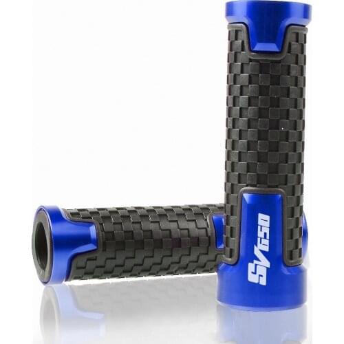 MOTORCYCLE ACCESSORIES HANDLEBAR MOTOCROSS EASY 7/8"22MM ALUMINUM TO INSTALL 1 PAIR HANDLEBAR GRIPS FOR SUZUKI SV 650 2015-2018
