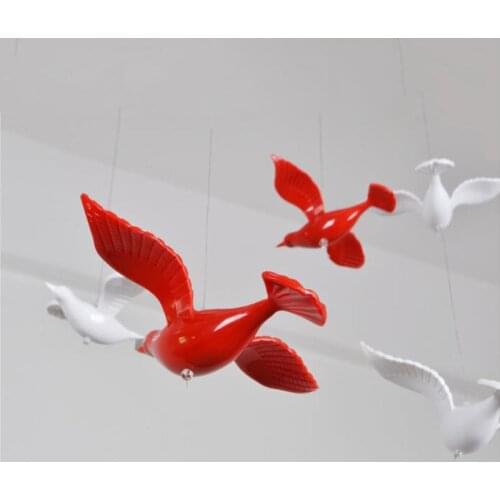 1 pc Crystal Acrylic Hummingbird Wedding Hanging Window DIY Holiday Party Kindergarten Ceiling Color Bird Decoration Props