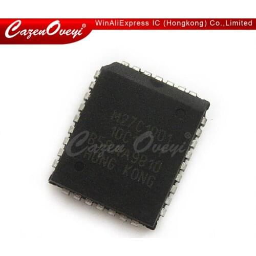 1pcs/lot M27C1001-10C1 M27C1001 10C1 PLCC-32 In Stock