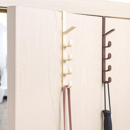 1pc Kitchen Storage Rack Multifunctional Home Cupboard Shelf Hanging Hook Organizer Closet Clothes Glass Mug Hanger