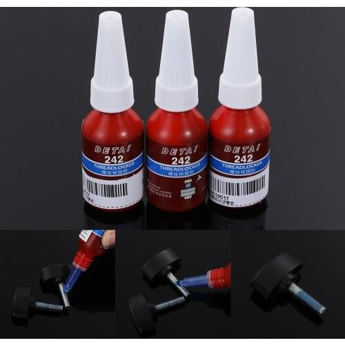 10 Ml Anti-Pressure Blue 242 Glue Anaerobic Screw Lock Adhesive Wire Sealing Anti-Corrosion Suit For All Kinds Of Metal Thread