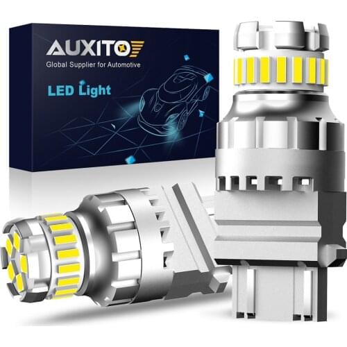 2Pcs 3157 DRL LED Canbus Red White Yellow T25 3156 P27W P27/7W LED Bulb 12V Auto Lamp Parking Reverse Stop Brake Car Lights