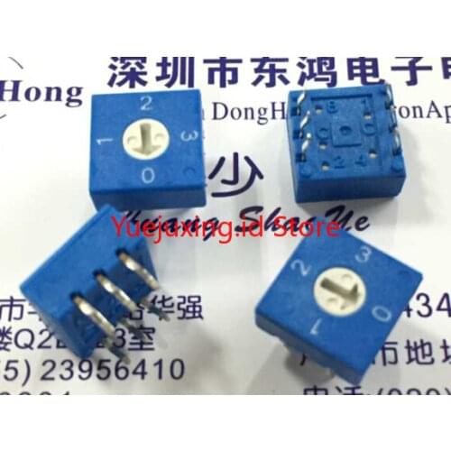 5 PCs 0-3 Rotary Dial Switch 4 Gear PCB Coding Switch 3:3 Pin 8421c Rotary Switch