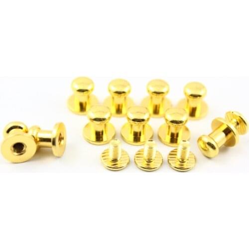 8mm*6mm*8mm Gold monkhead Metal Screw Back Spike Studs Punk Rock Rivets Nailheads Free Shipping Wholesale High Quality