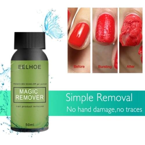 Eelhoe Gel nail polish Remover for Nail Polish Glue Easy Removal for nail degreaser 50ml Cleaner nails for manicure TSLM1