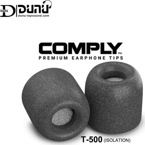 DUNU COMPLY Isolation T-500 (S/M/L) Super Soft Memory Foam Premium Earphone Tips