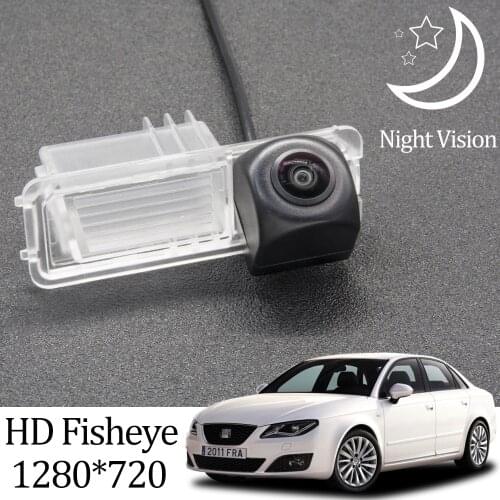 Owtosin HD 1280*720 Fisheye Rear View Camera For SEAT Exeo/Exeo ST 2008 2009 2010 2011 2012 2013 Car Reverse Parking Accessories