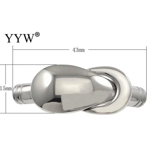 Stainless Steel Magnetic Clasp more colors for choice 43x15x8mm Hole:Approx 5mm 10PCs/Lot Sold By Lot