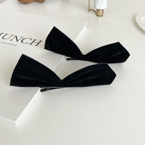 2021 fashion new Halloween headdress temperament Black Butterfly hairpin edge clip girl hairpin