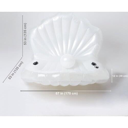 Water inflatable toy shell floating row floating bed mount swimming ring with blower High quality NE