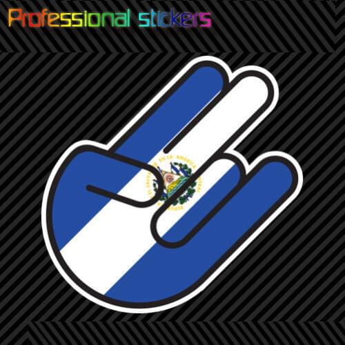 Salvadoran Shocker Sticker Die Cut Decal Self Adhesive Vinyl El Salvador SLV SV Stickers for Motos, Cars, Laptops, PVC