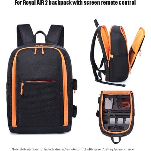 Nylon Waterproof Backpack for DJI Mavic Air 2 Smart Controllershoulder Bag Portable Drone Remote Control Protective Cover