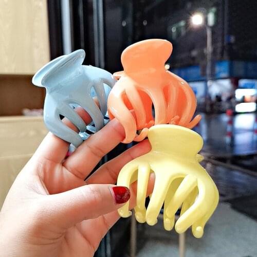 New Fashion Wild candy color large hairpin Barrettes Pan Hair Claw For Women girl Hair accessories Headdress