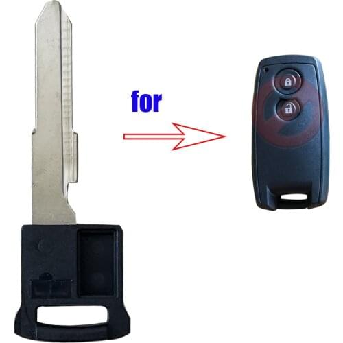 RMLKS Replacement Small Key Uncut Blade Emergency Key Shell Cover Case For Suzuki Grand Vitara 2006-2012 SX4 2008-2012 ID46 Chip
