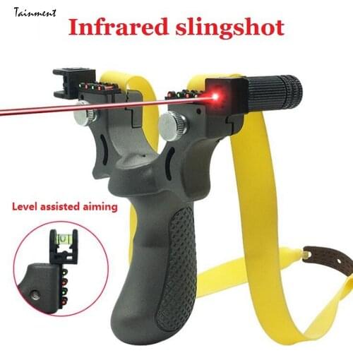 Aiming Slingshot Hunting, Shoot High Precision Aiming Slingshot for Outdoor Game