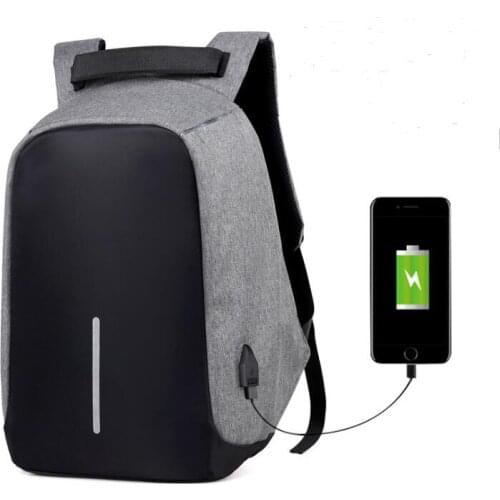 Multifunction USB Charging Men 15 Inch Laptop Backpacks for Teenager Fashion Male Backpack Leisure Travel Backpack Anti Thief