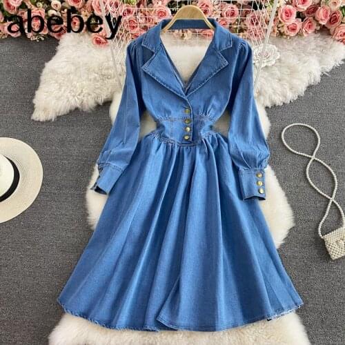 Sexy Women Denim Jeans Halter Dress Vestidos Strapless Backless Woman Slim Chic Jean Dresses