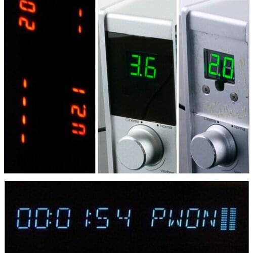 LED digital tube display panel black transparent acrylic panel OLED display transparent panel Light black transparent 6819