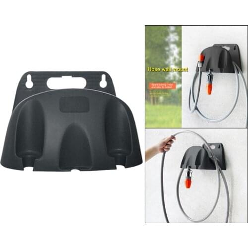 Outdoor Wall-mounted Garden Hose er Cable Expandable Water Hose Holder Carrier Rack Storage Bracket Shed Fence Stand