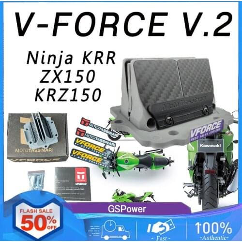 【V-Force 2】DM13 for Ninja KRR ZX150 / KRZ150 Kawasaki KDX200 KDX220R MOTO Reed Valve