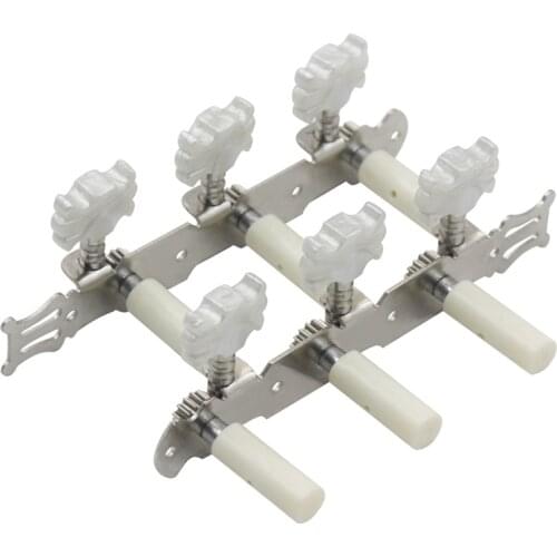 Y-06 Guitar Knobs Guitar Tuner White Head Metal Guitar Knob Acoustic Guitar Knob Guitar Accessories