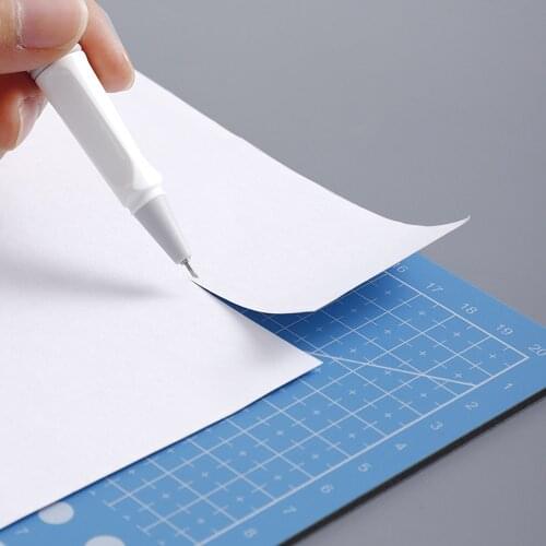 1pc Pen Type Hand Account Pen Knife Sticker Stickers Art Seal Engraving Tape Paper Cutter Stationery Office School Accessories