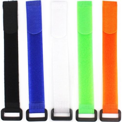 5 pcs Reusable Fishing Rod Tie Holder Strap Suspenders Fastener Hook Loop Cable Cord Ties Belt Fishing Tackle Box Accessories