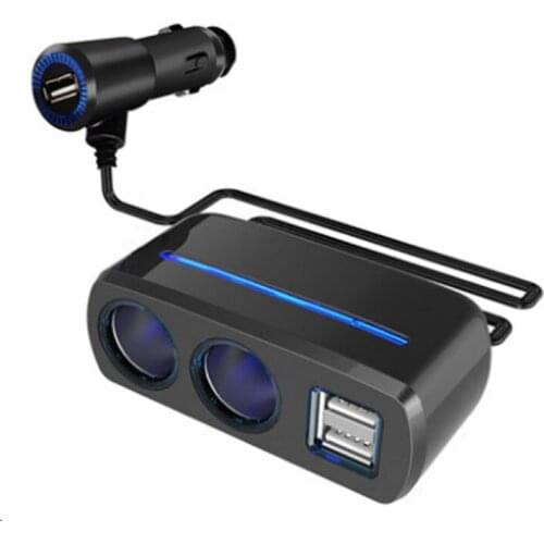Shunwei automobile supplies with 3USB cigarette lighter 3A high power one trailer two vehicle charger SD-1928B