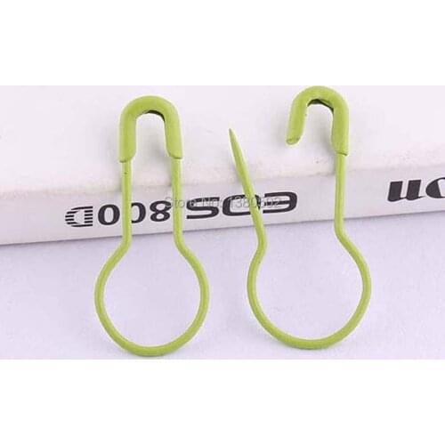 50Pcs /lot multicolor Gourd Shape Safety Pins buckle Brooch Buckles for Garment label