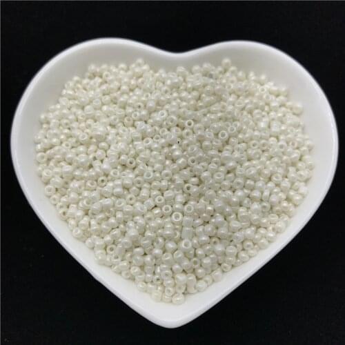2mm 3mm 4mm Ivory Charm Czech Glass Seed Beads For Jewelry Making DIY Bracelet Necklace Accessories