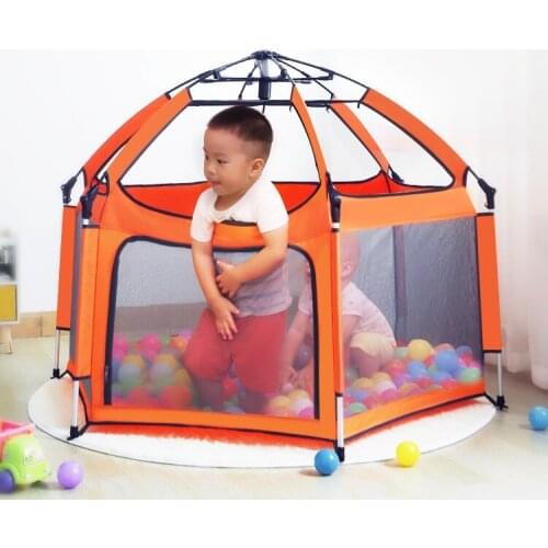 Childrens Tent Toys for Children Outdoor & Indoor Wigwam Portable Quick Assembly Mosquito-Proof Travel Kids Tent Fashion