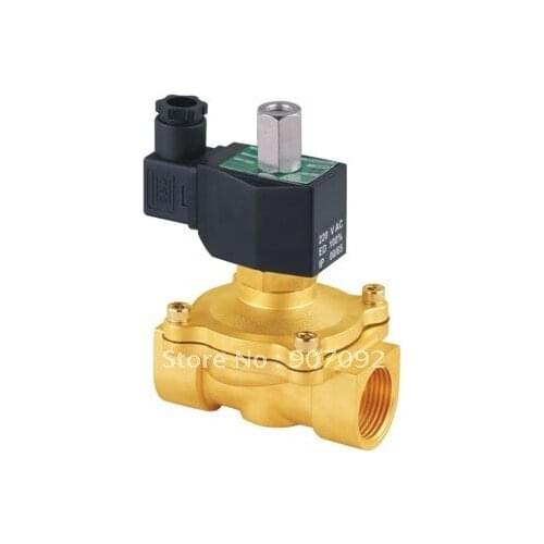 1" Electric Solenoid Valve Normally Open Water Solenoid Valves Model 2W250-25-NO 12-240V AC/DC