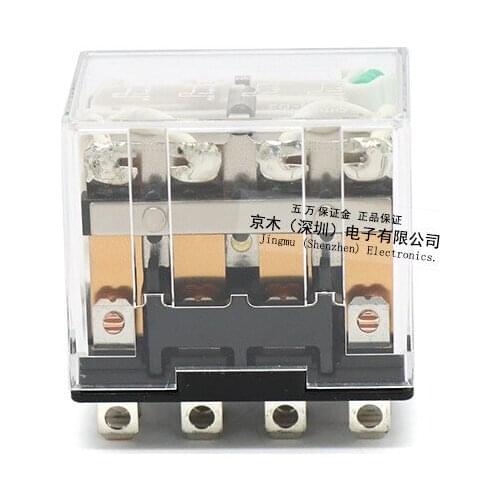 LY4N-D2 DC24V relay big foot four open four close 6months warranty