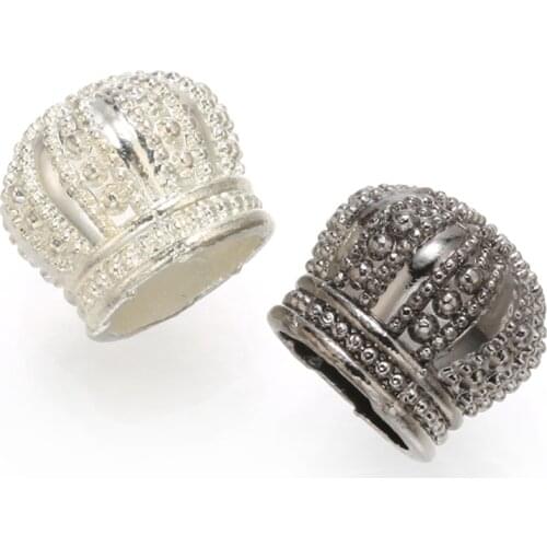 Metal crown tassel Caps antique carved end bead Findings DIY Findings for Jewelry Making Accessories