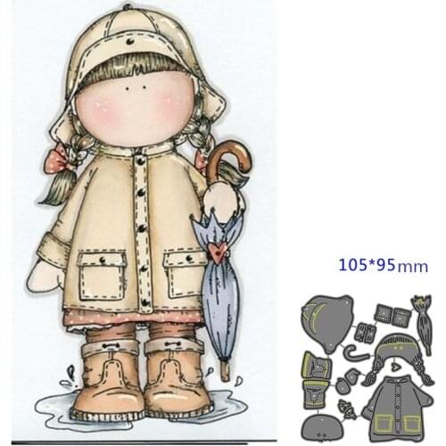 Metal Cutting Die girl DIY Scrapbooking Paper Cards Decorative Craft Embossing